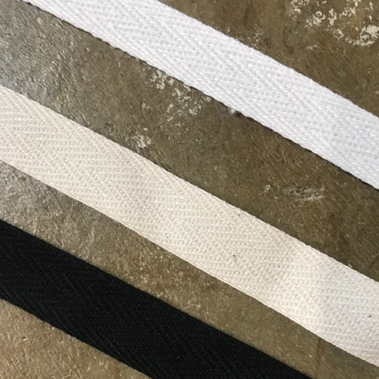 Twill Tape - 3/4" wide - Various colors