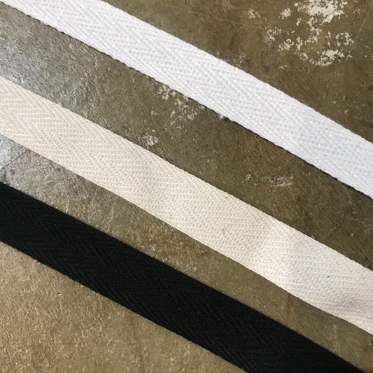 Twill Tape - 1 Inch wide - Various Colors
