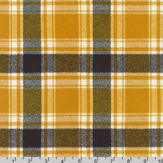 Mammoth Flannel - Saffron Plaid