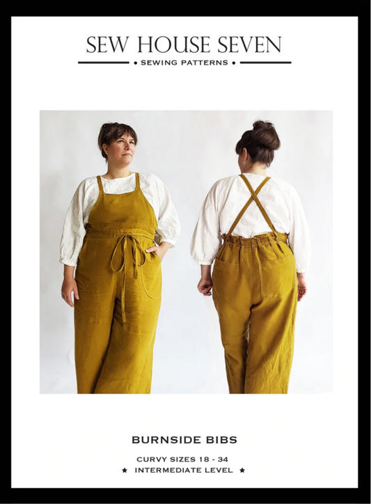 Sew House Seven- Burnside Bibs - 2 Size Ranges