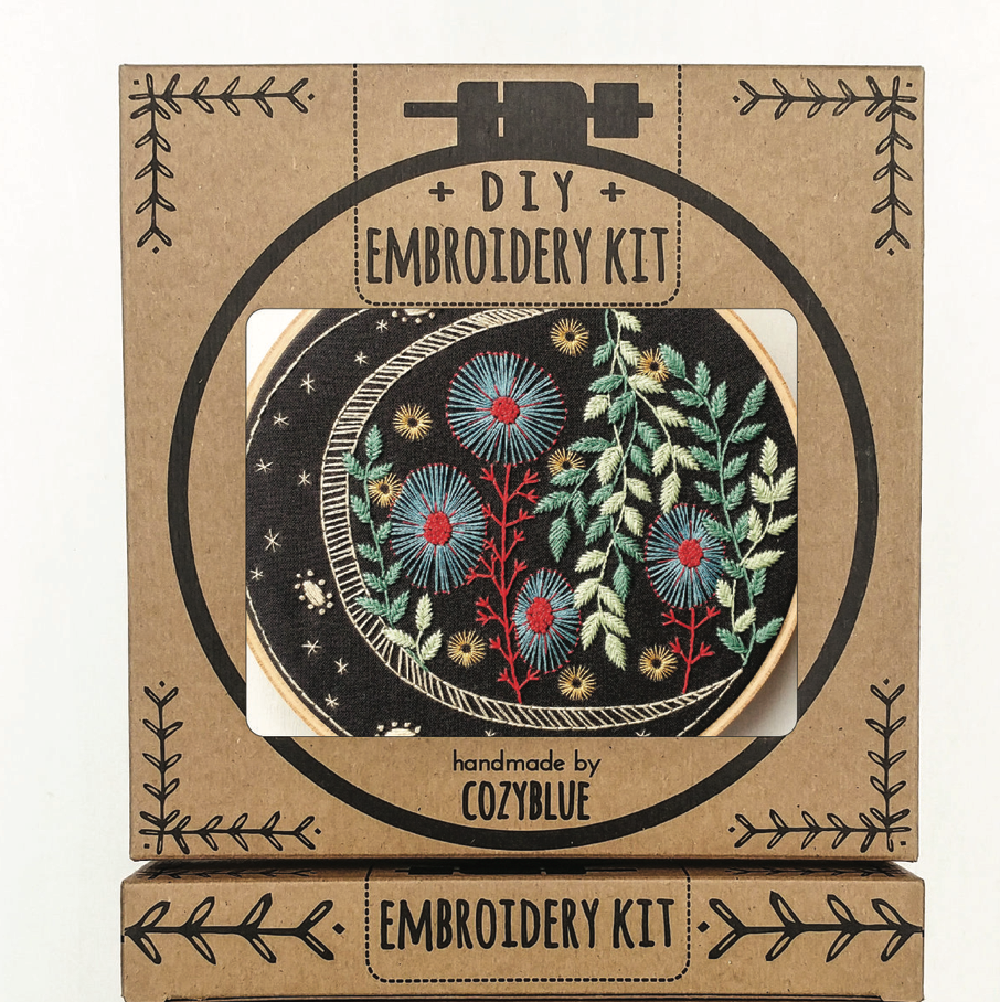 Night Garden Embroidery Kit