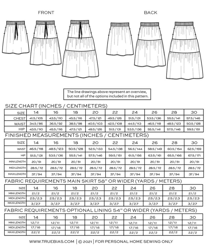 True Bias: Mave Skirt