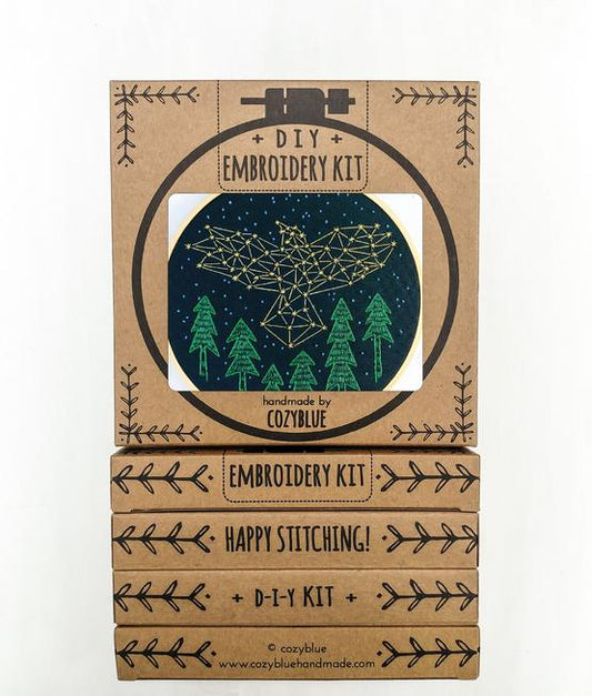 The Crow Embroidery Kit