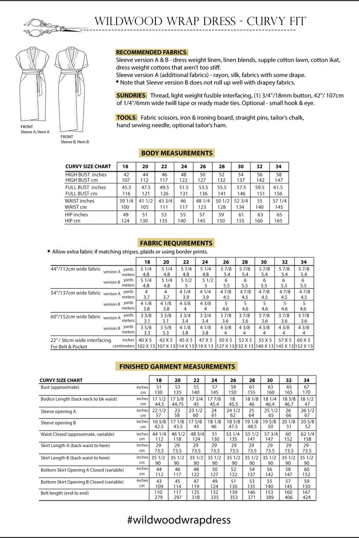 Sew House Seven- The Wildwood Wrap Dress - Standard and Curvy