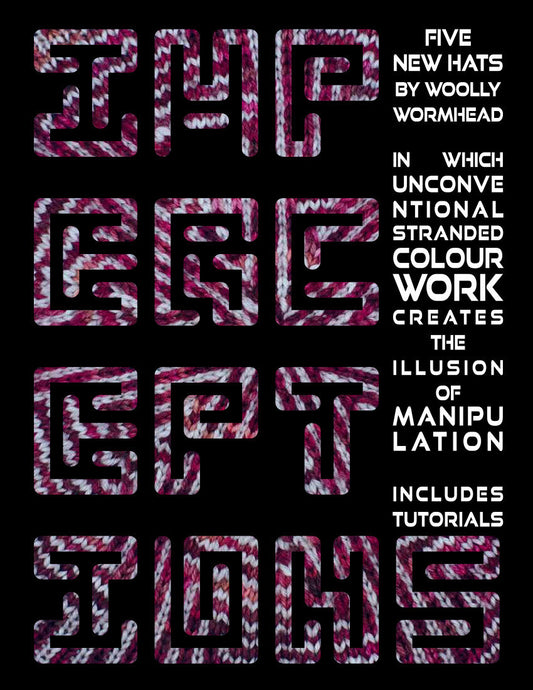 Imperceptions: 5 Printed Hat Patterns by Woolly Wormhead