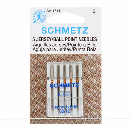 Schmetz Jersey Ball Point Needle 80/12