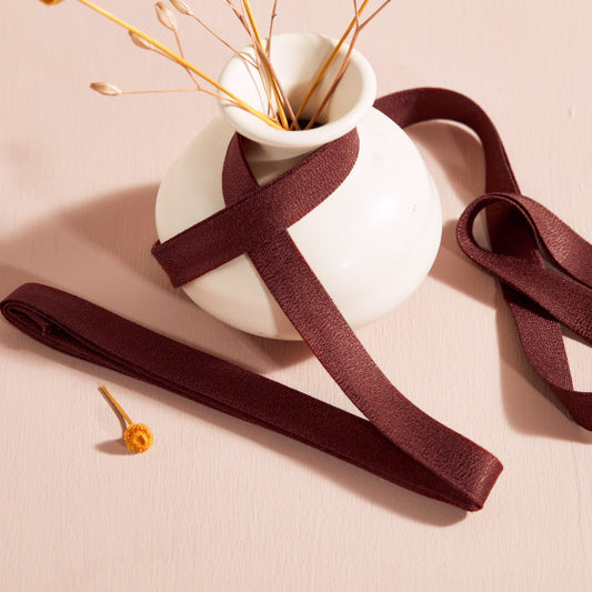 Bias Tape Crepe in Rust