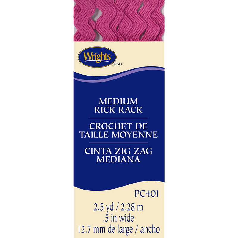 Medium Rick Rack - Multiple Colors
