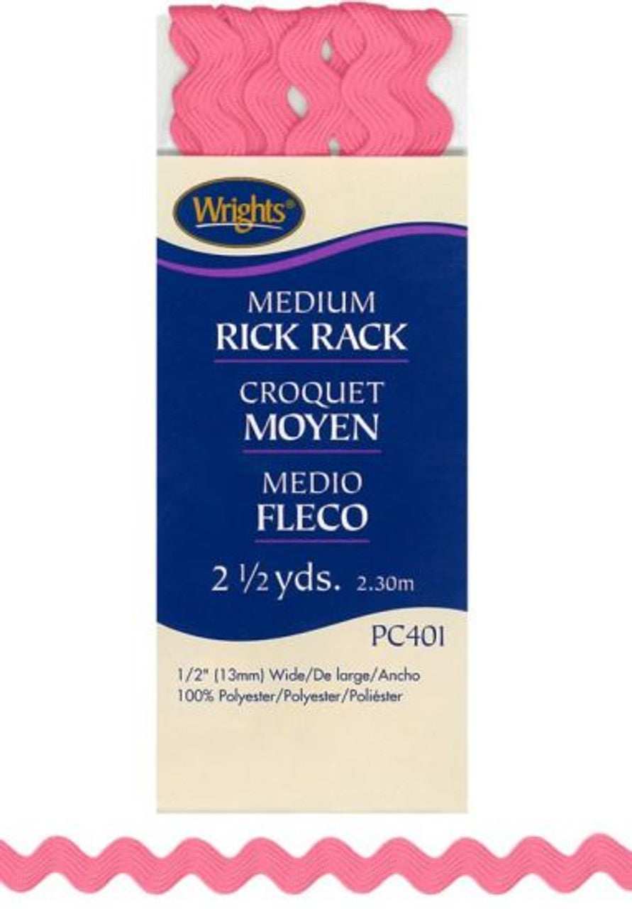Medium Rick Rack - Multiple Colors