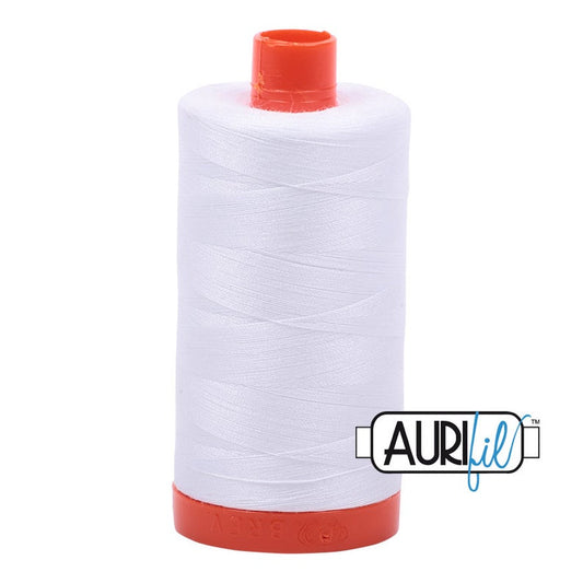 Aurifil Cotton Mako Thread 50wt 1300m