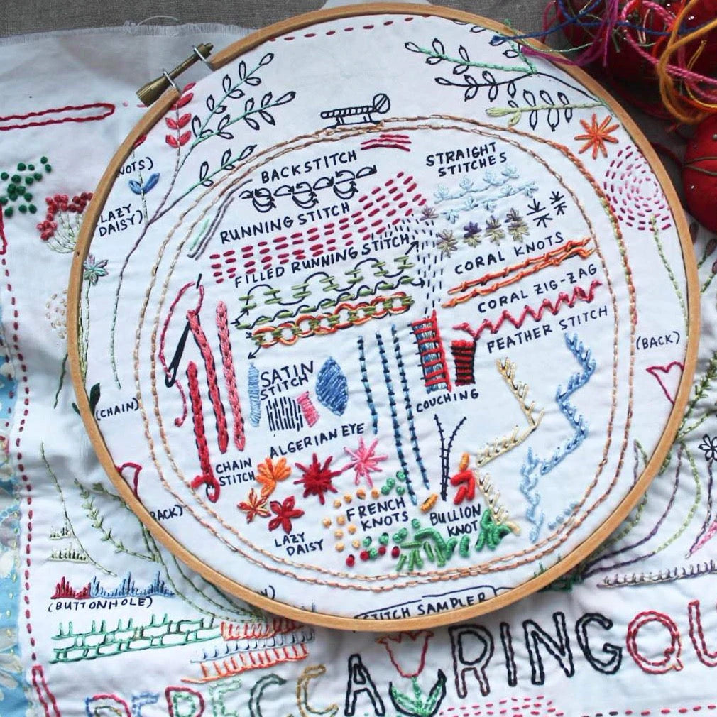The Original Dropcloth Embroidery Sampler