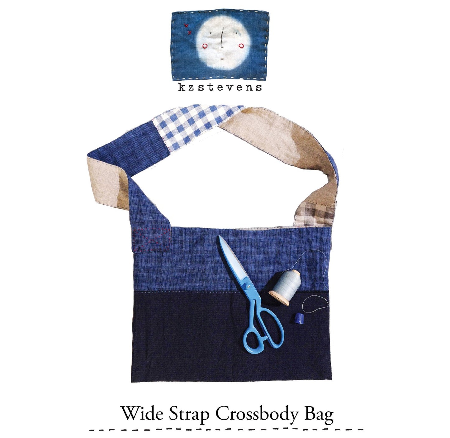kzstevens - Wide Strap Crossbody Bag