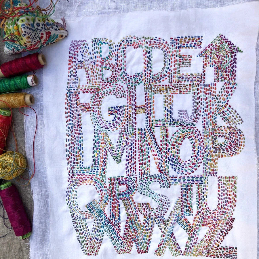 ABC Sprinkle Embroidery Sampler