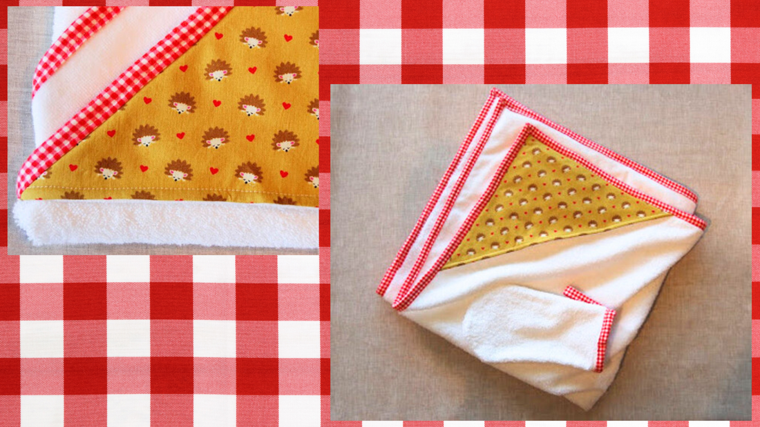 Follow this step-by-step guide to learn how to sew this perfect baby towel and bathing mitt.