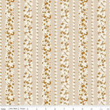 Denim Florals: Topiary Stripe