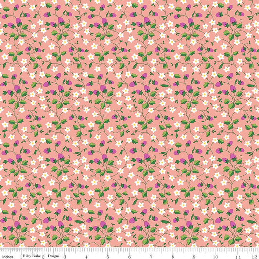 Liberty Gifts from the Garden: Strawberry Picking in Pink