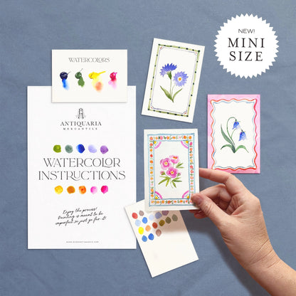 Antiquaria Mercantile - Mini Deluxe Watercolor Kit