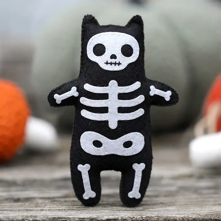 Halloween Cat Felt Doll Kit - Multiple Varieties to Choose From!