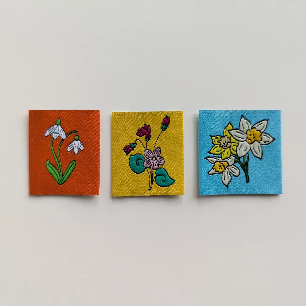 Intensely Distracted - Birth Month Flowers Labels: Series 1