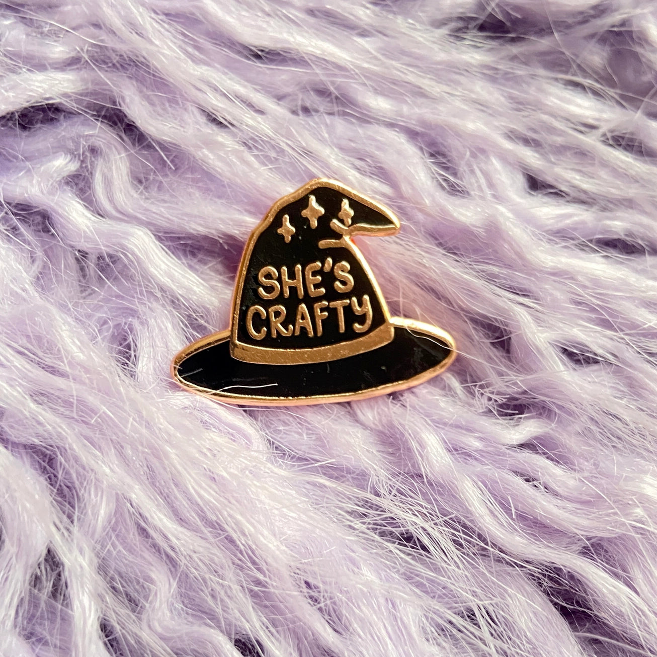 She's Crafty Enamel Pin