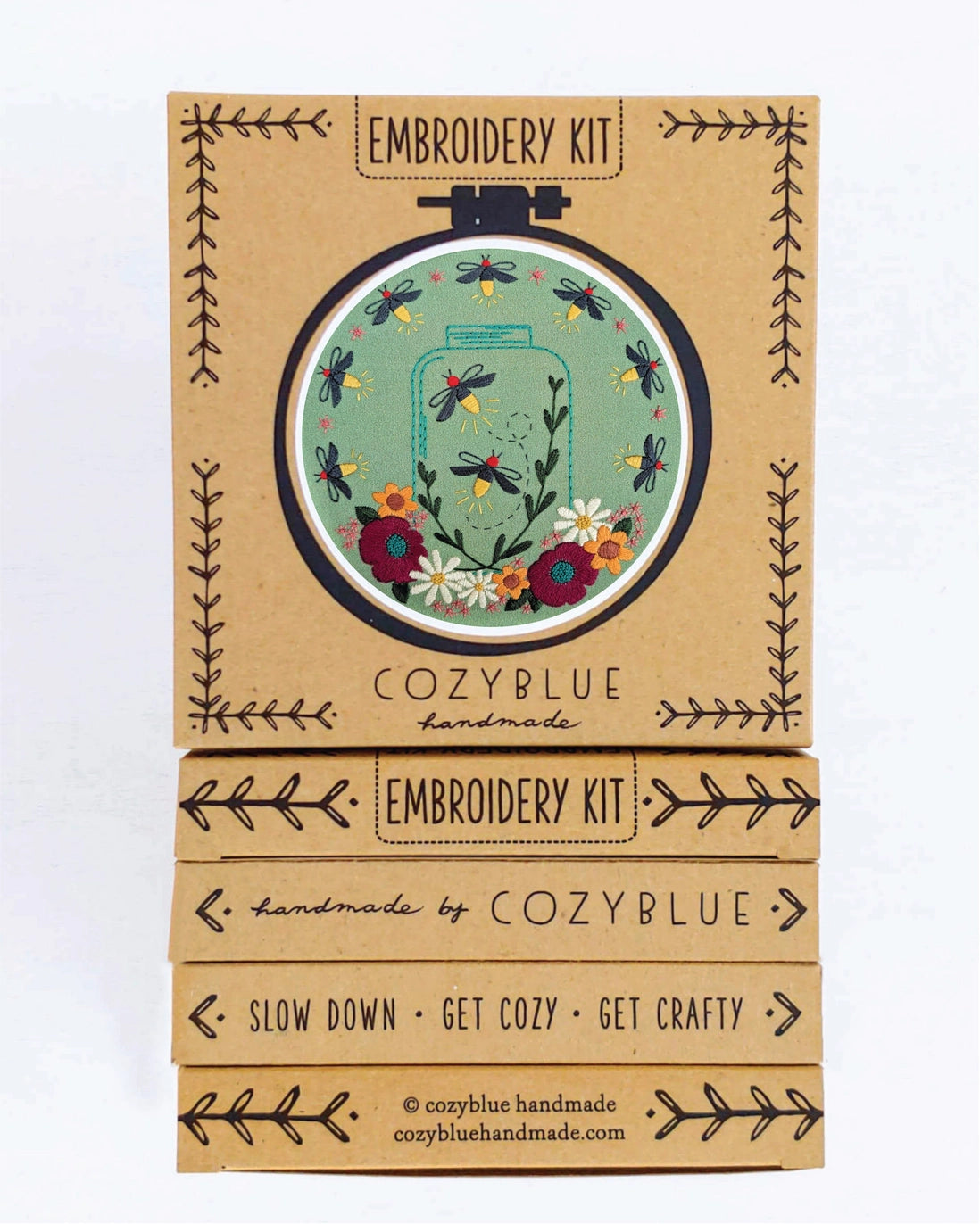 Fireflies Embroidery Kit