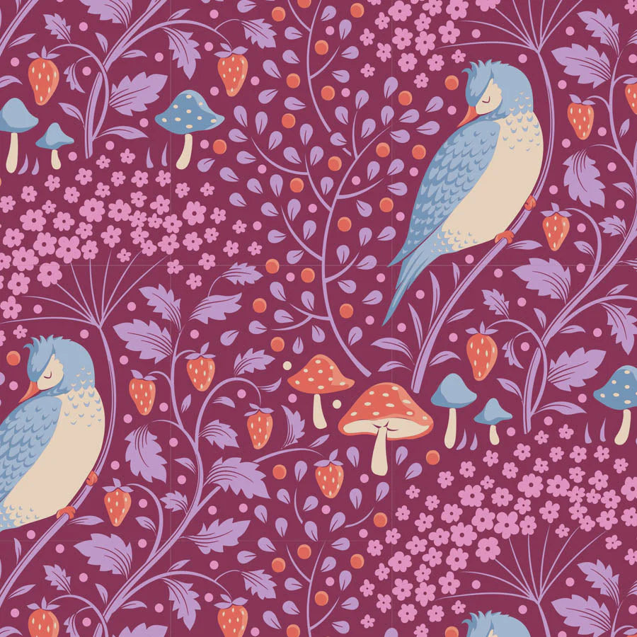 Hibernation - Sleepybird in Mulberry