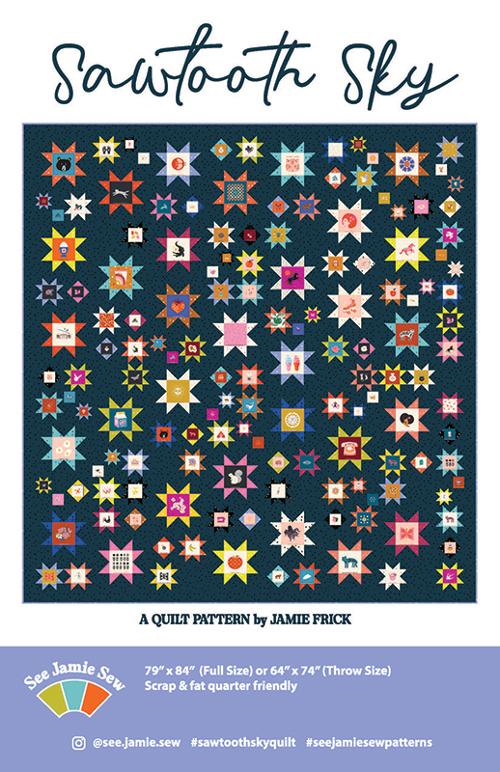 Sawtooth Sky Quilt Pattern