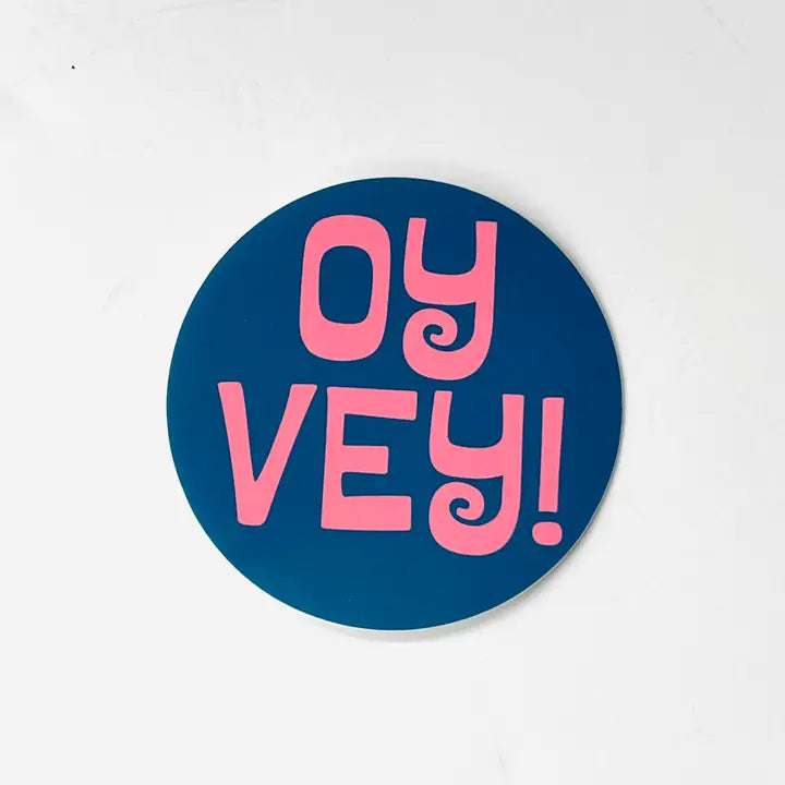 Oy Vey Vinyl Sticker