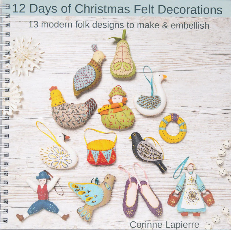 12 Days of Christmas Felt Decorations Book