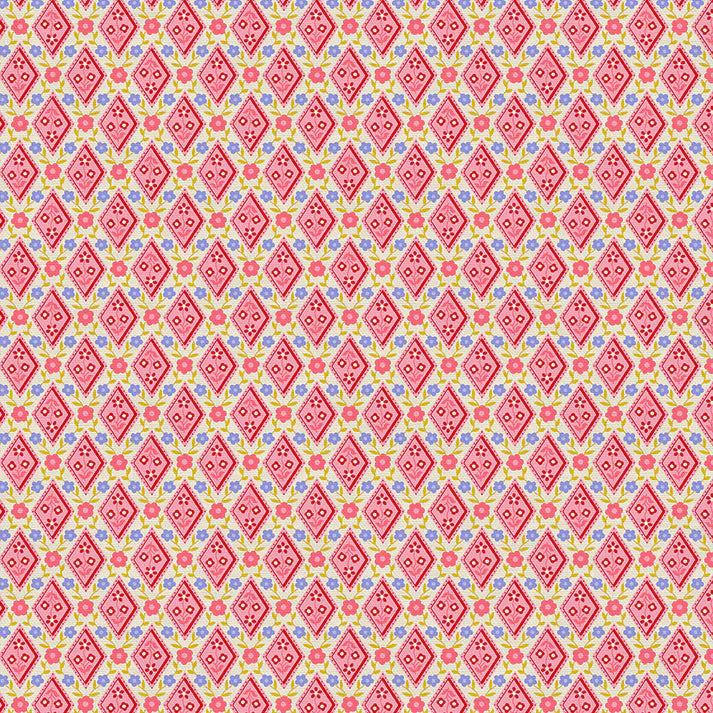 Petite Petals: Diamonds in Red