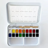 Emily Lex Studio - Watercolor Paint Set: 18 Colors with Brush