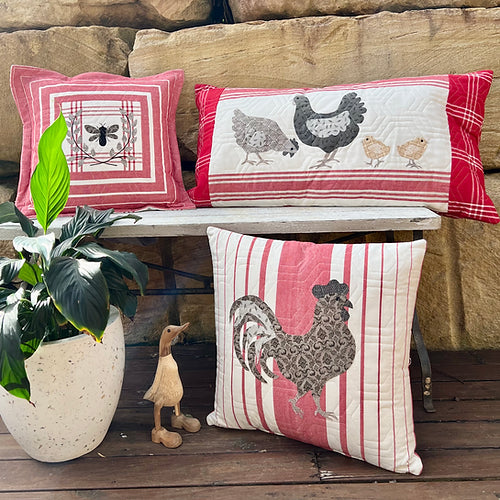 Country Farm Pillows pattern by Jenelle Kent