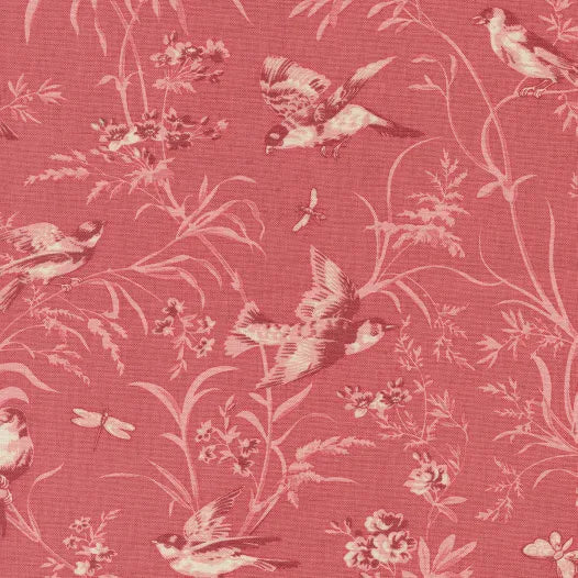 Antoinette: Aviary de Trianon in Faded Red