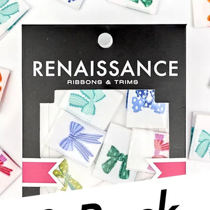 Renaissance Ribbons: Tied Up Woven Label Pack (8pcs)