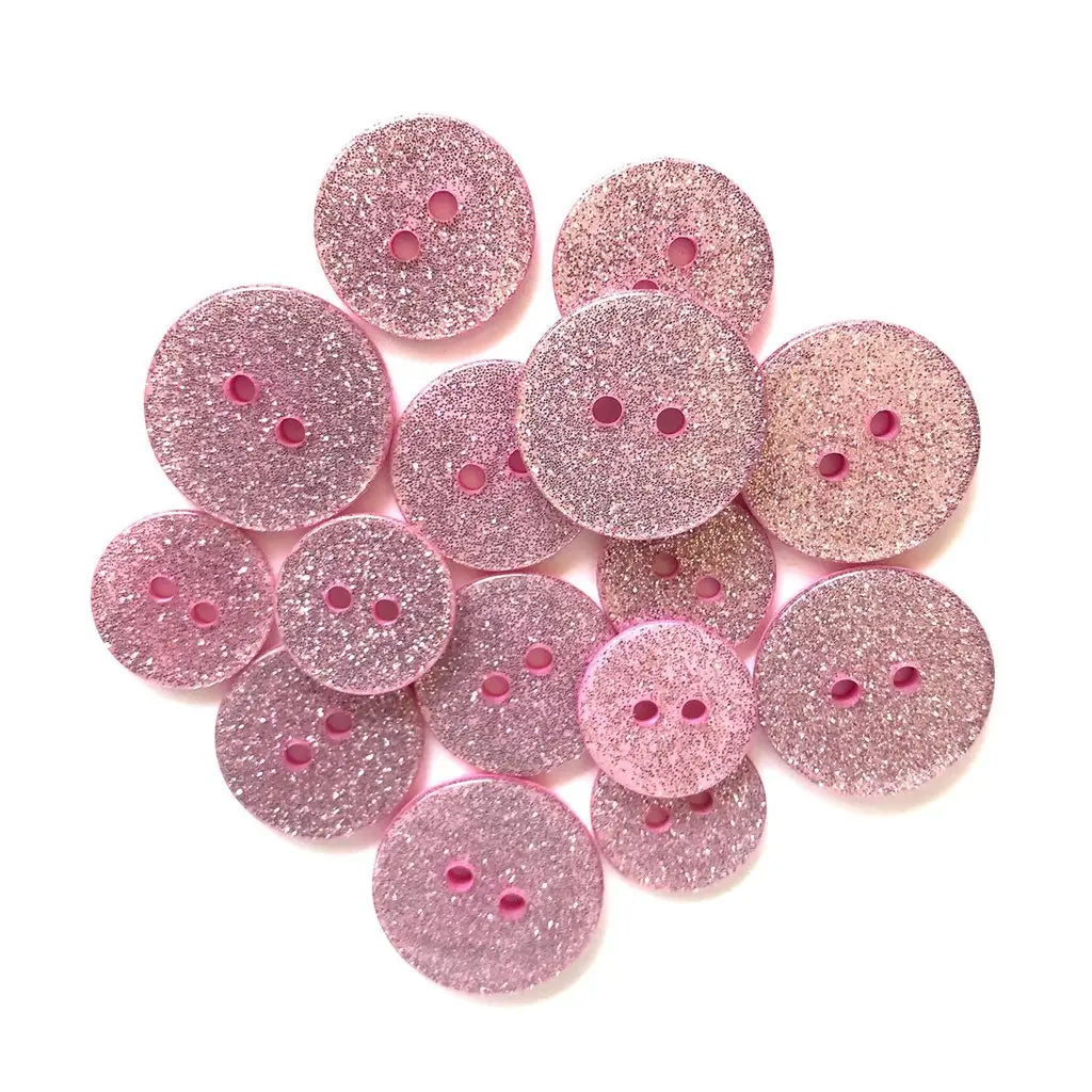 Pink Champagne Shop Buttons
