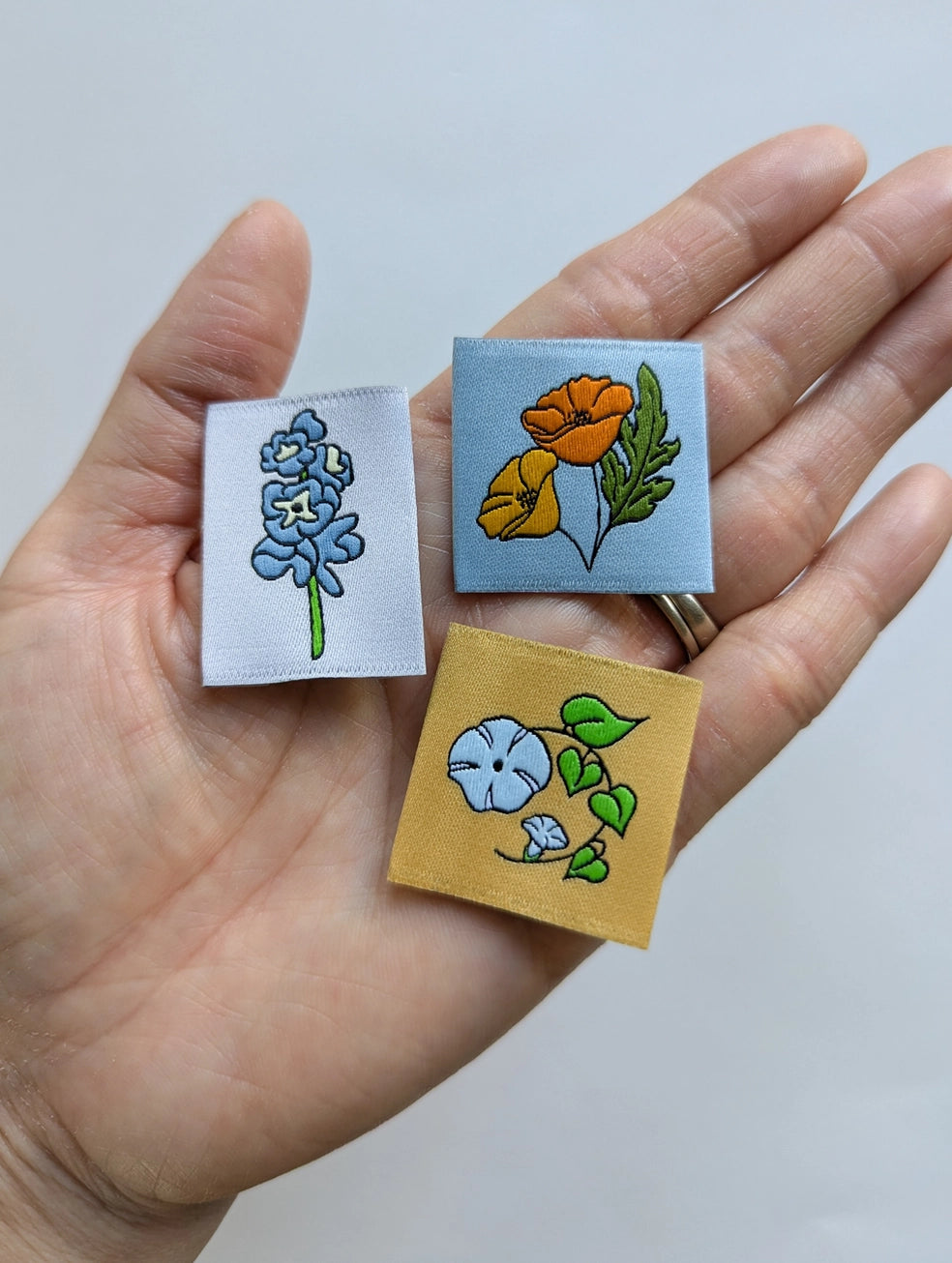 Intensely Distracted Year of Birth Month Flower Labels