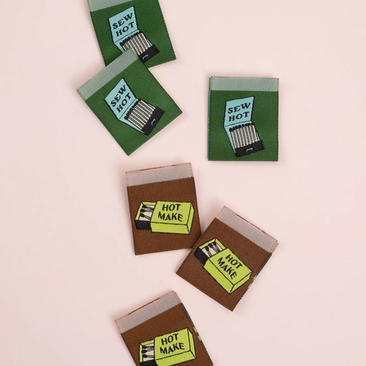 Matches Square Garment Labels