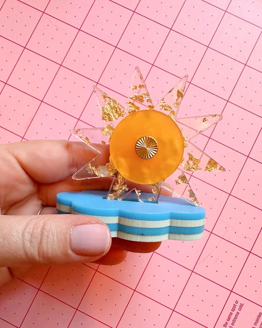 Sun And Clouds Thread Cutter
