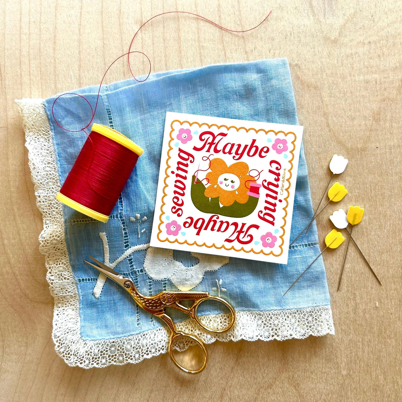 Cotton and Ochre Stickers