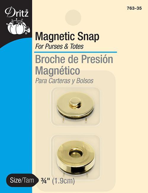 3/4" Gold Finish Magnetic Snaps
