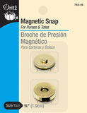 3/4" Gold Finish Magnetic Snaps