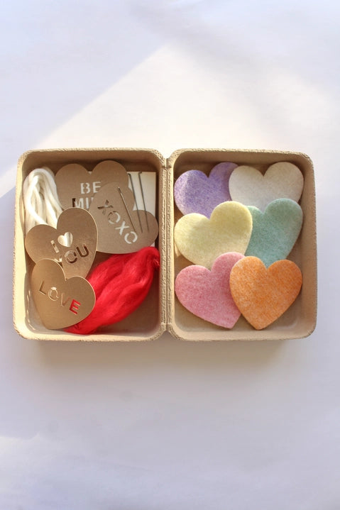 Candy Heart Felting Craft Kit