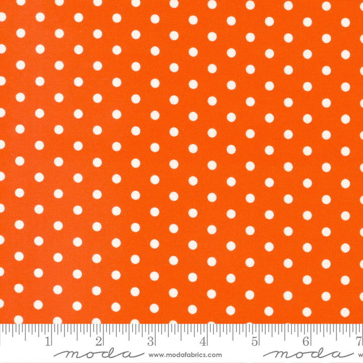 Sweet Melodies: Polka Dots in Orange