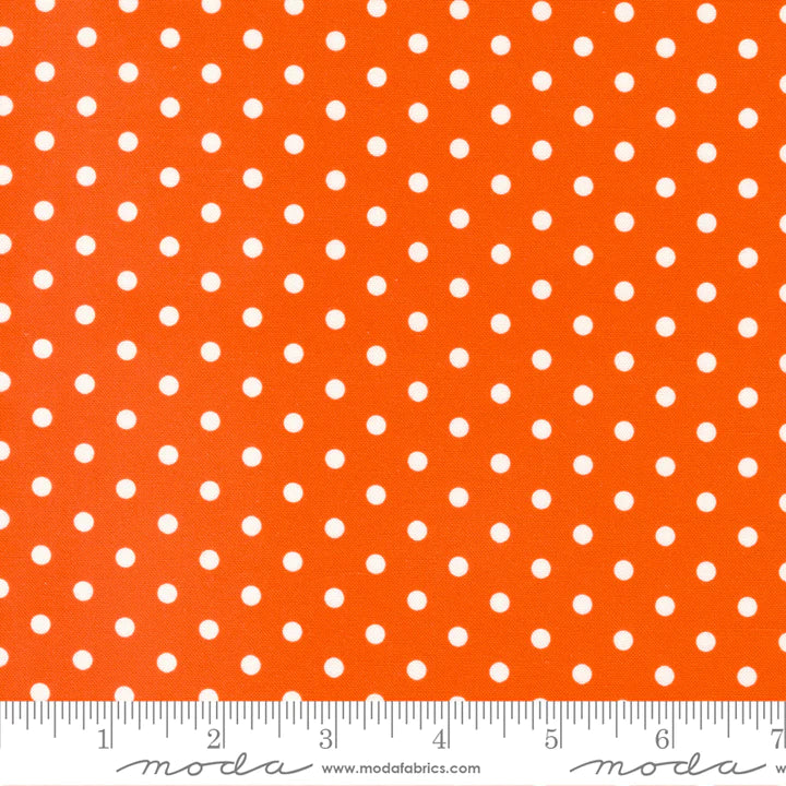 Sweet Melodies: Polka Dots in Orange