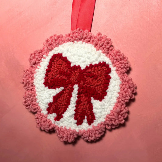 Plum Diddle - Bow DIY Punch Embroidery Kit