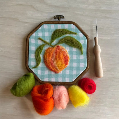 Plum Diddle - Just Peachy Painting With Wool Kit