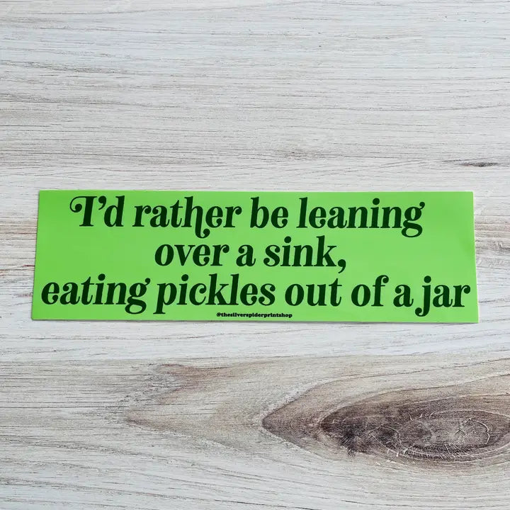 Pickles Bumper Sticker