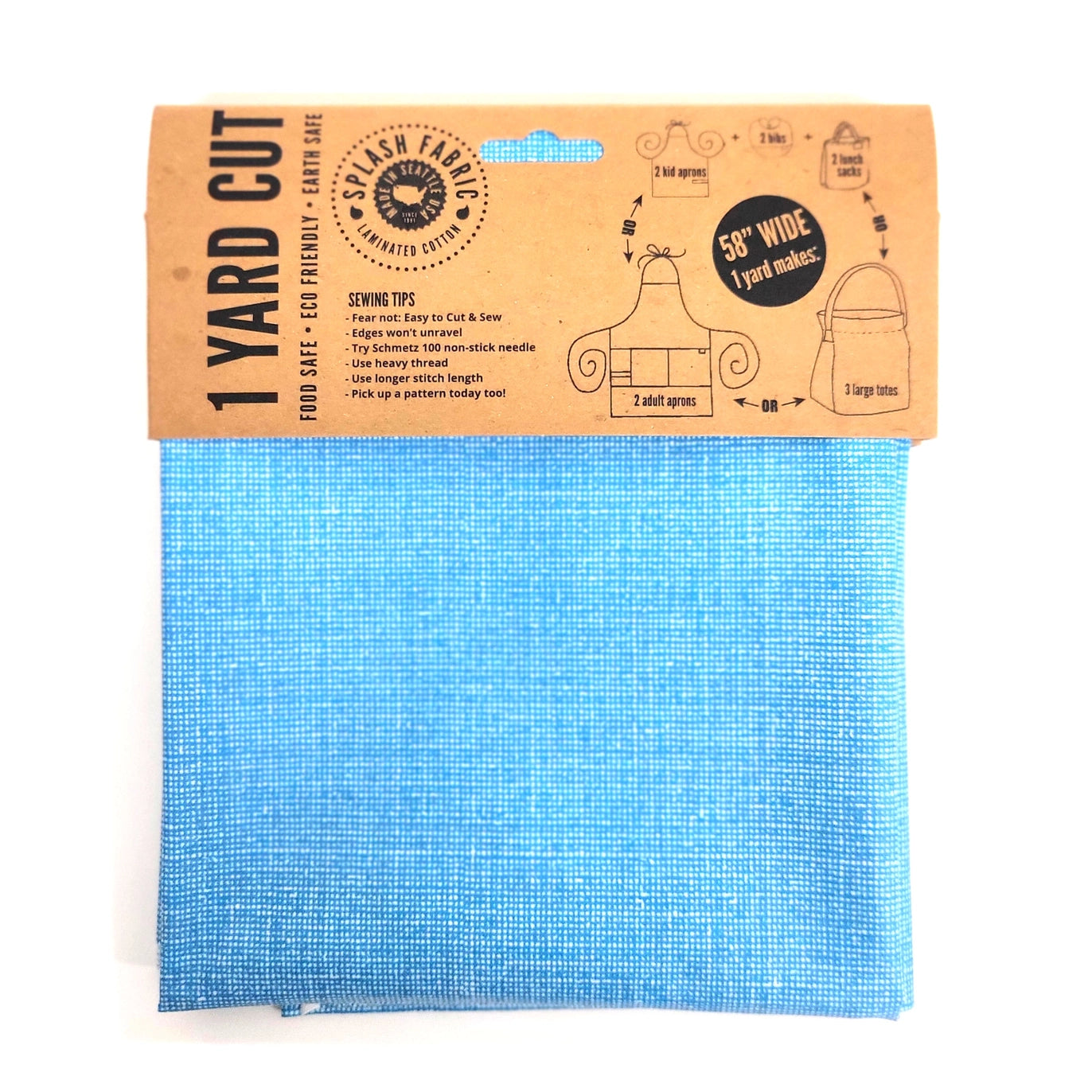 Splash Fabric: Laminated Cotton in 1 Yard Cuts
