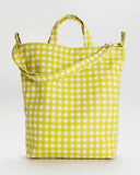 Baggu: Duck Bag - Chartreuse Pixel Gingham