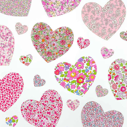 Liberty Tana Lawn Pre-Cut Fabric Hearts